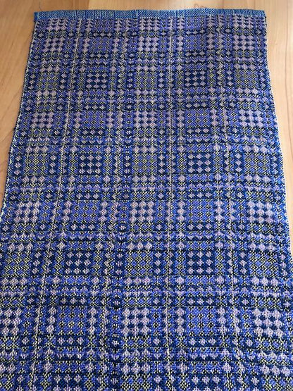 Diamond Dazzle Euroflax Table Runner Yarn Kit and Pattern