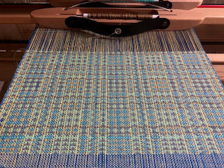 Diamond Dazzle Euroflax Table Runner Yarn Kit and Pattern