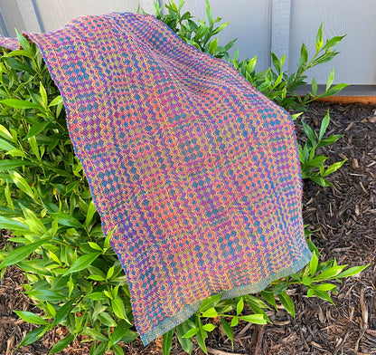 Diamond Dazzle Euroflax Table Runner Yarn Kit and Pattern