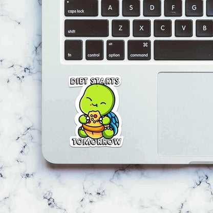 Diet Starts Tomorrow Sticker - Stickers | STICK IT UP