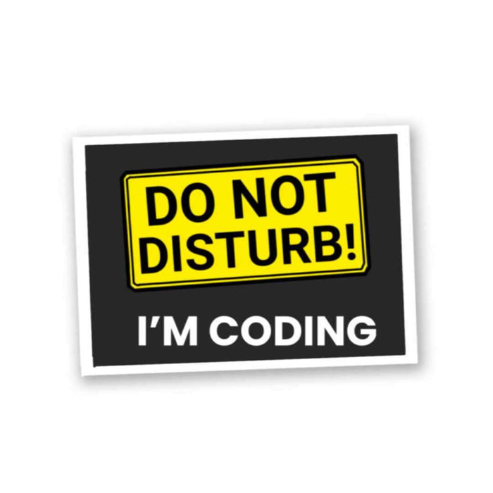 Do Not Disturb Sticker - Stickers | STICK IT UP