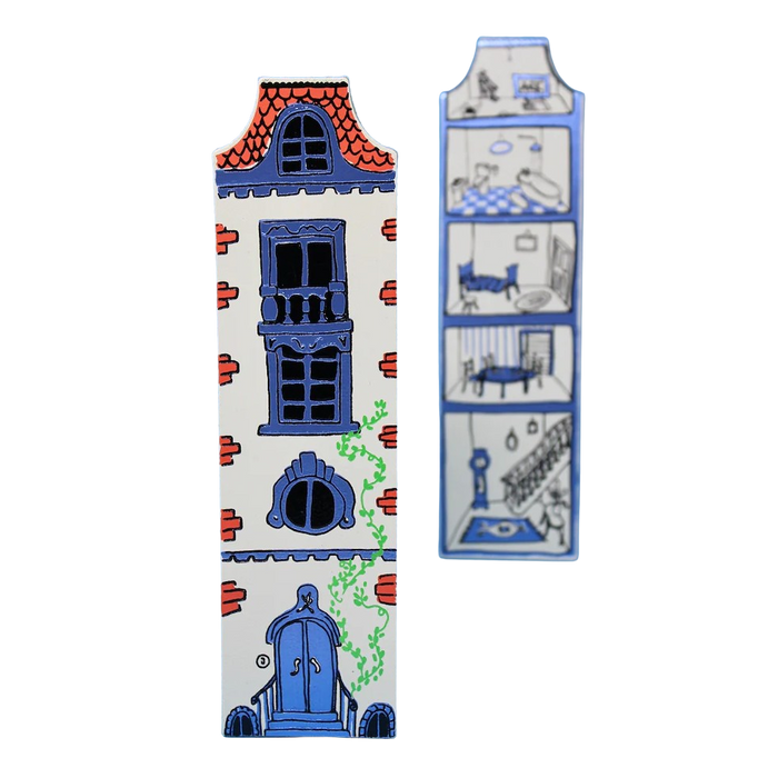 Dolls House Leather Bookmark