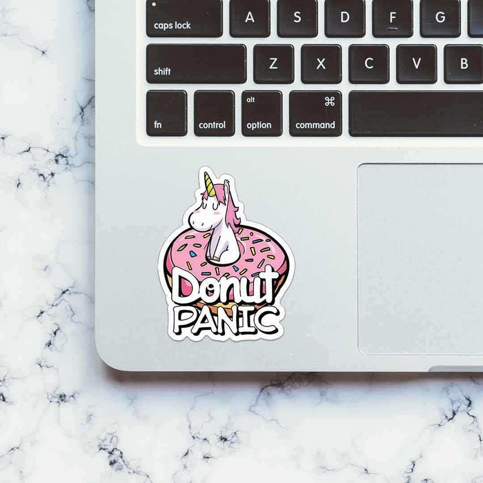 DONUT Panic Sticker - Stickers | STICK IT UP