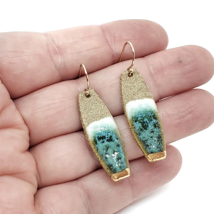 Earrings - Drops - Kailua Board (Last Ones!) by Almeda Jewelry