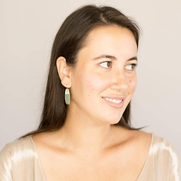 Earrings - Drops - Kailua Board (Last Ones!) by Almeda Jewelry