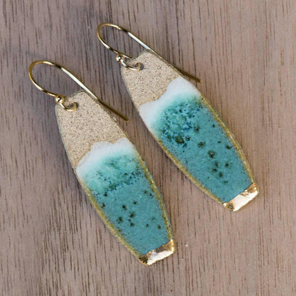 Earrings - Drops - Kailua Board (Last Ones!) by Almeda Jewelry