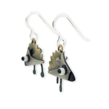 Earrings - Hedgehog by Chickenscratch