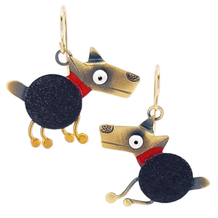 Earrings - Spot Dogs by Chickenscratch