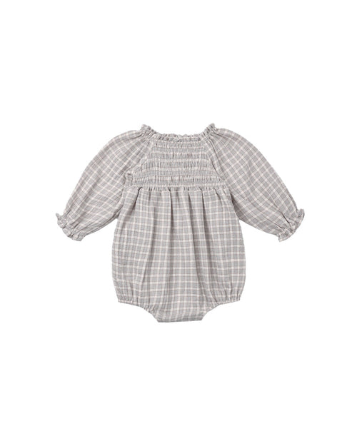 Eden Romper ll Blue Gingham
