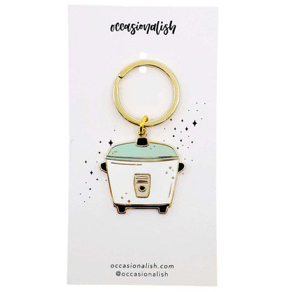 Enamel Keychain - Rice Cooker by Occasionalish