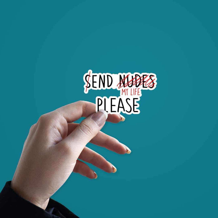 End my life please-sticker - Stickers | STICK IT UP