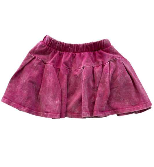 Erge- Vintage Washed SL Skort- Hot Pink