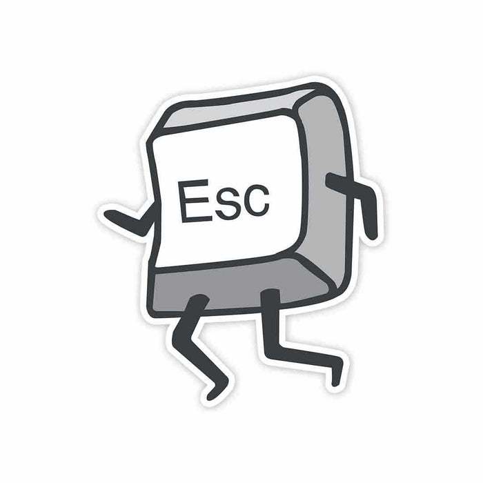 ESC key Sticker - Stickers | STICK IT UP