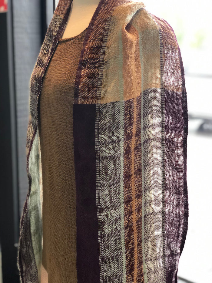 Euroflax Cram and Dent Scarf Yarn Kit