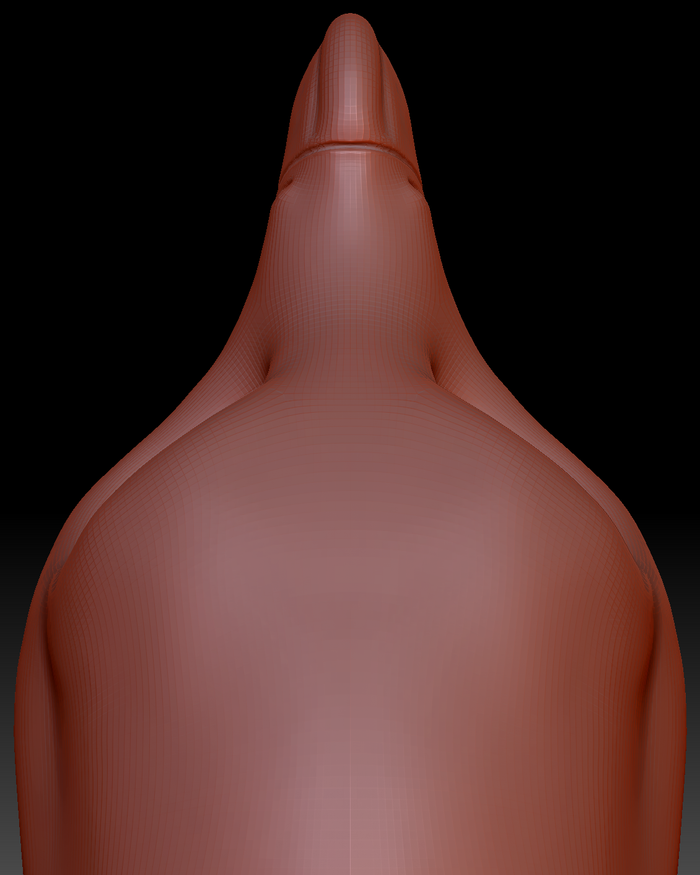 Feminine Bearded Vulture Head Base