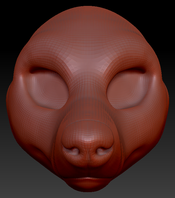 Feminine Borzoi Head Base