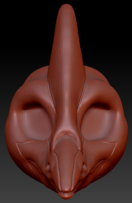 Feminine Cassowary Head Base
