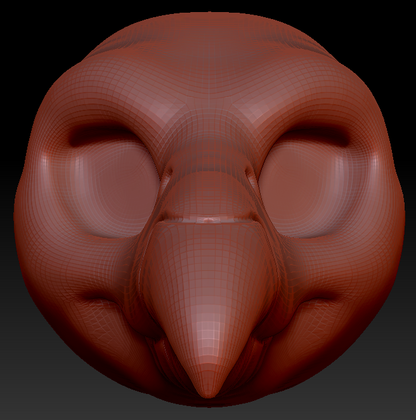 Feminine Condor Head Base