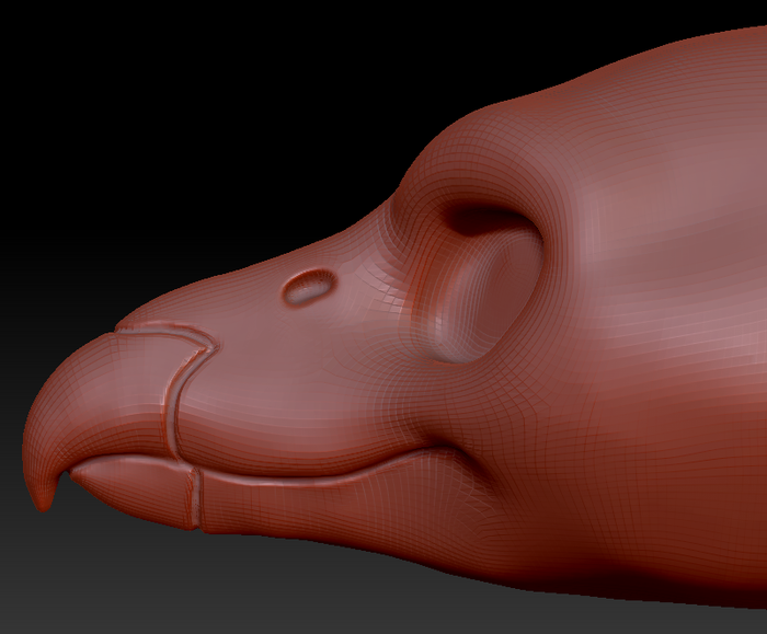 Feminine Condor Head Base