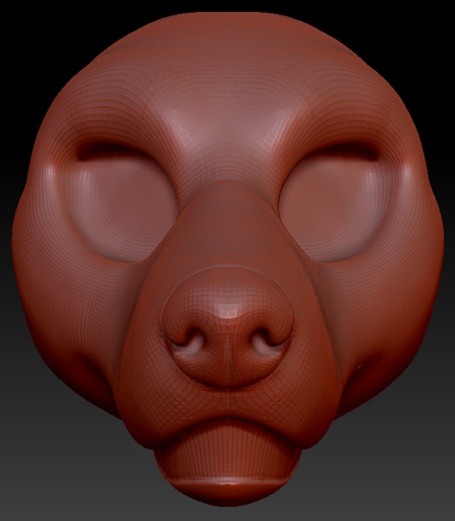 Feminine Doberman Static Jaw Head Base