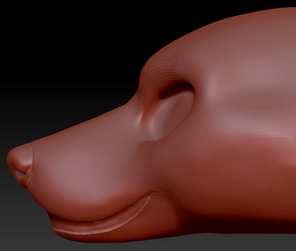 Feminine Doberman Static Jaw Head Base