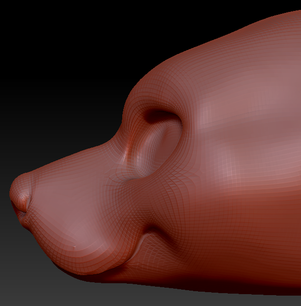 Feminine Golden Retriever Head Base