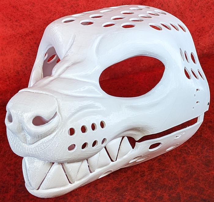 Feminine Hyena Head Base Variant 6