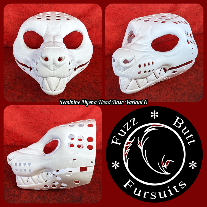 Feminine Hyena Head Base Variant 6