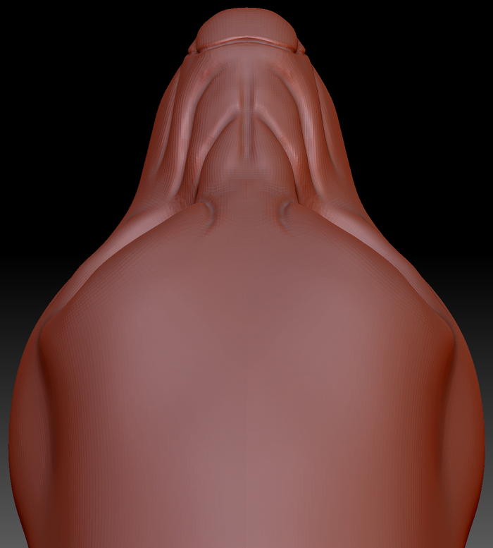 Feminine Hyena Head Base Variant 6