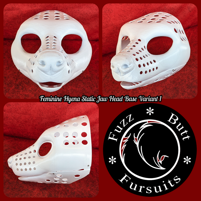 Feminine Hyena Static Jaw Head Base Variant 1