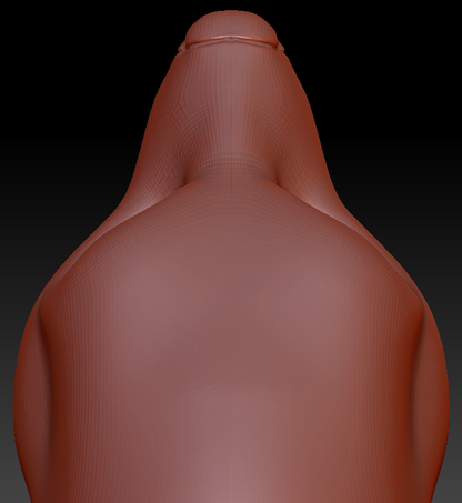 Feminine Hyena Static Jaw Head Base Variant 1