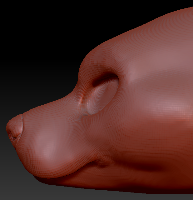 Feminine Pitbull Head Base