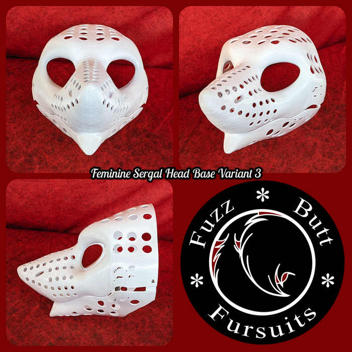 Feminine Sergal Head Base Variant 3