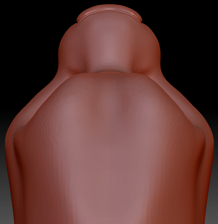 Feminine Toony Big Cat Static Jaw Head Base Variant 2