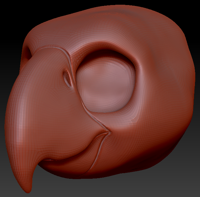Feminine Toony Bird Head Base Variant 4