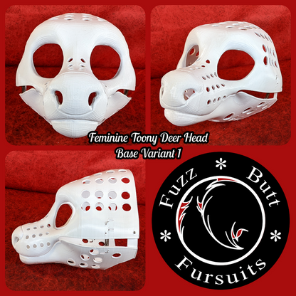 Feminine Toony Deer Head Base Variant 1