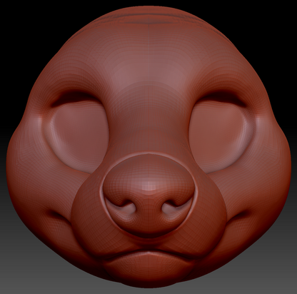 Feminine Toony Marten Head Base Variant 1