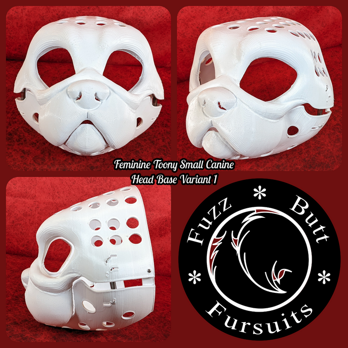 Feminine Toony Small Canine Head Base Variant 1
