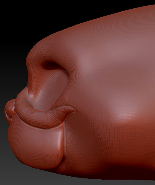 Feminine Toony Small Canine Head Base Variant 1