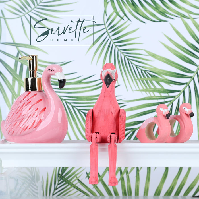 Flamingo Shelf with Dangling Legs