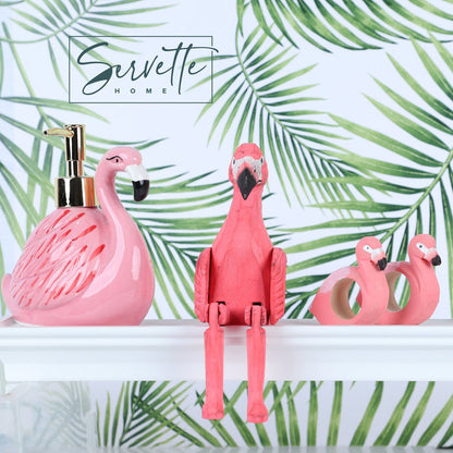 Flamingo Shelf with Dangling Legs
