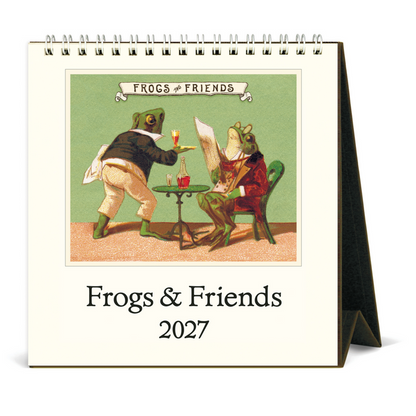 Frogs & Friends Desk Calendar 2027