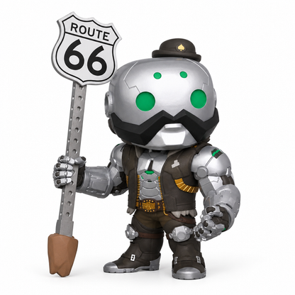 Figurine B.O.B. sous un angle de trois quarts