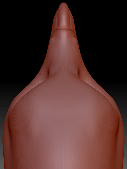 Gender Neutral Bearded Vulture Head Base