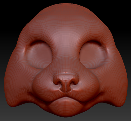 Gender Neutral Bobcat/Lynx Head Base