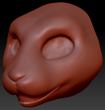 Gender Neutral Bunny Static Jaw Head Base