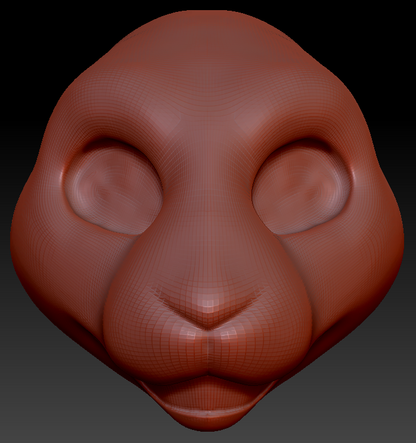 Gender Neutral Bunny Static Jaw Head Base