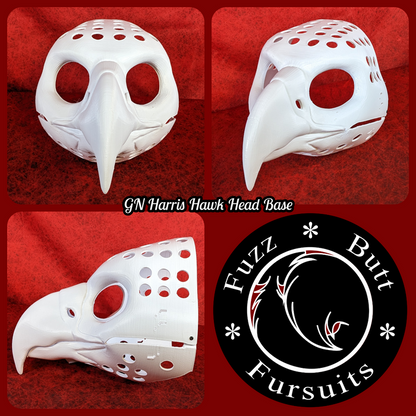 Gender Neutral Harris Hawk Head Base