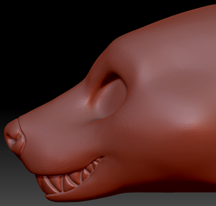 Gender Neutral Hyena Head Base Variant 2