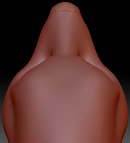 Gender Neutral Hyena Head Base Variant 2